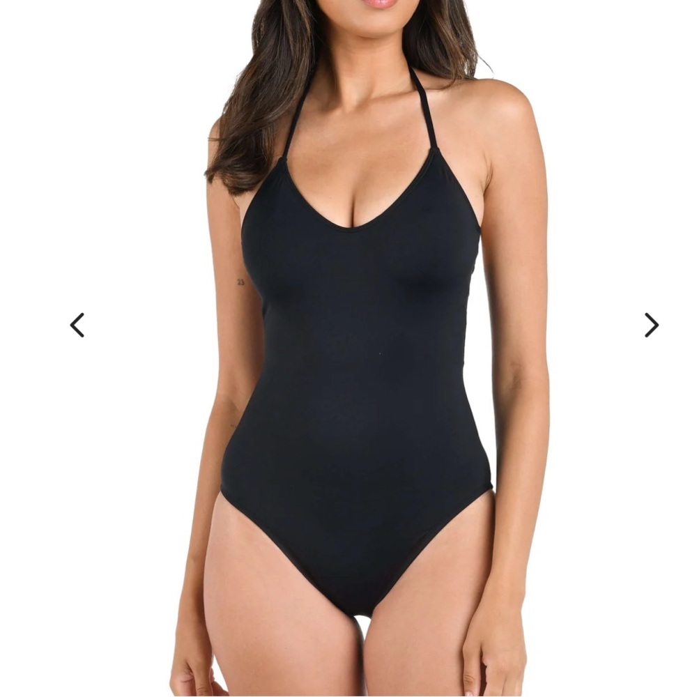 La Blanca Island Goddess UW Scoop Lingerie One-Piece Swimsuit Sz 0 New!
